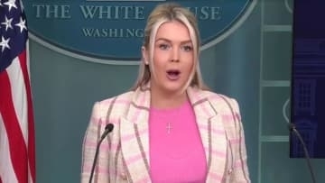 アメリカ レビット報道官「トランプ大統領が軍事目標の達成を判断した時点で終了」　原油高騰で市場注視