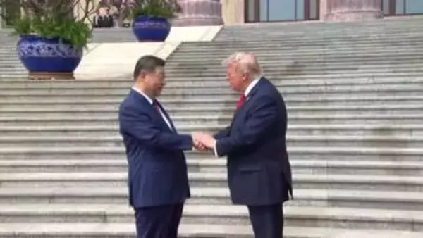 トランプ大統領と習近平国家主席が握手 まもなく米中首脳会談 注目は貿易問題・イラン情勢・台湾武器売却 - エキサイトニュース