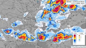 【速報】東京23区東部でレベル3大雨警報　多摩北部に続き　23区西部にはレベル2大雨注意報
