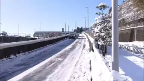 最強寒気で厳しい冷え込み全国の9割以上で冬日…東名や関越道の一部区間で通行止め、全日空40便日航16便欠航