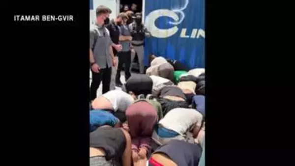 極右閣僚投稿の拘束映像でイスラエルへの批判相次ぐ　ひざまずかせた活動家映像に欧州各国が抗議