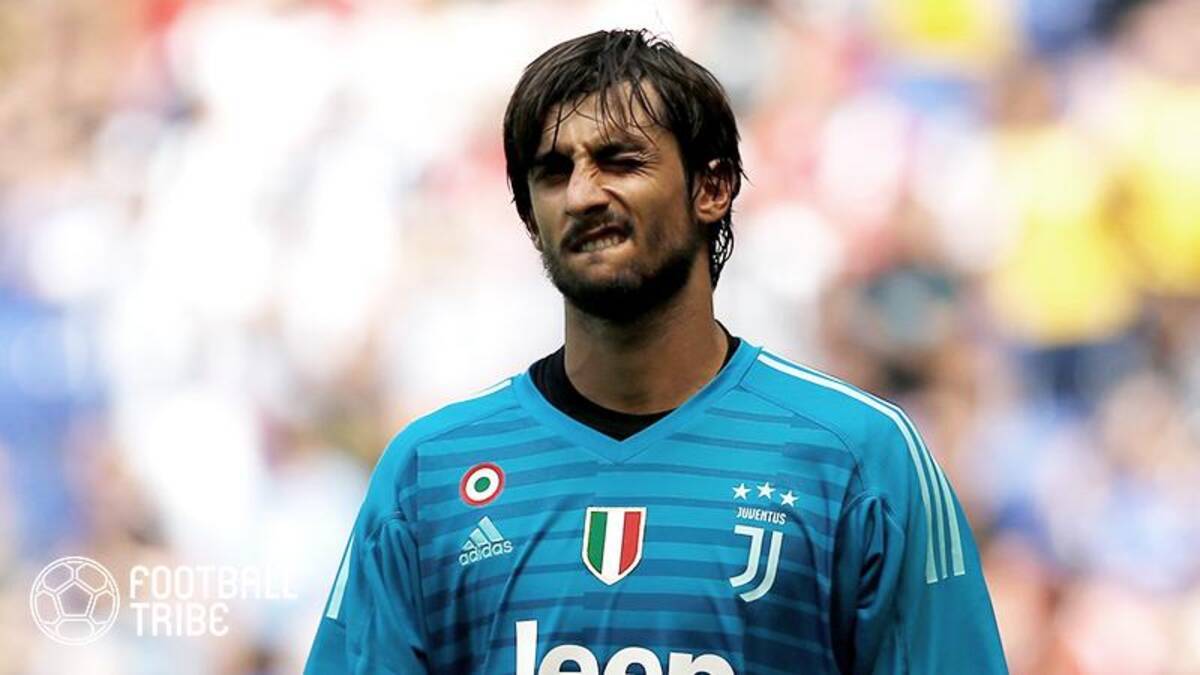 ユベントス守護神が不運に見舞われる イタリア代表のトレーニング中にボトルを 19年3月25日 エキサイトニュース