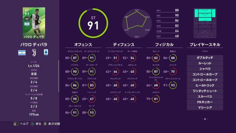 【ウイイレ】今週のマイクラブPOTW!ユーベの宝石が登場…