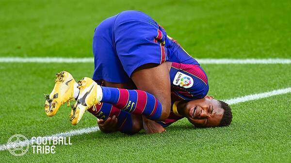 バルサ スペイン代表fwファティが3度目の手術へ 今季復帰の可能性が消滅 21年5月5日 エキサイトニュース