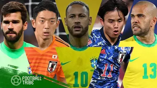 「日本代表VSブラジル代表、選手年俸比べ【2021/22】」の画像