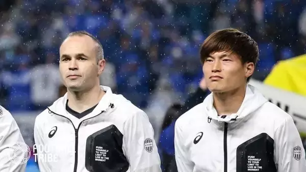 「古橋亨梧も選出！神戸イニエスタが「一緒にプレーした最高の選手」挙げる」の画像