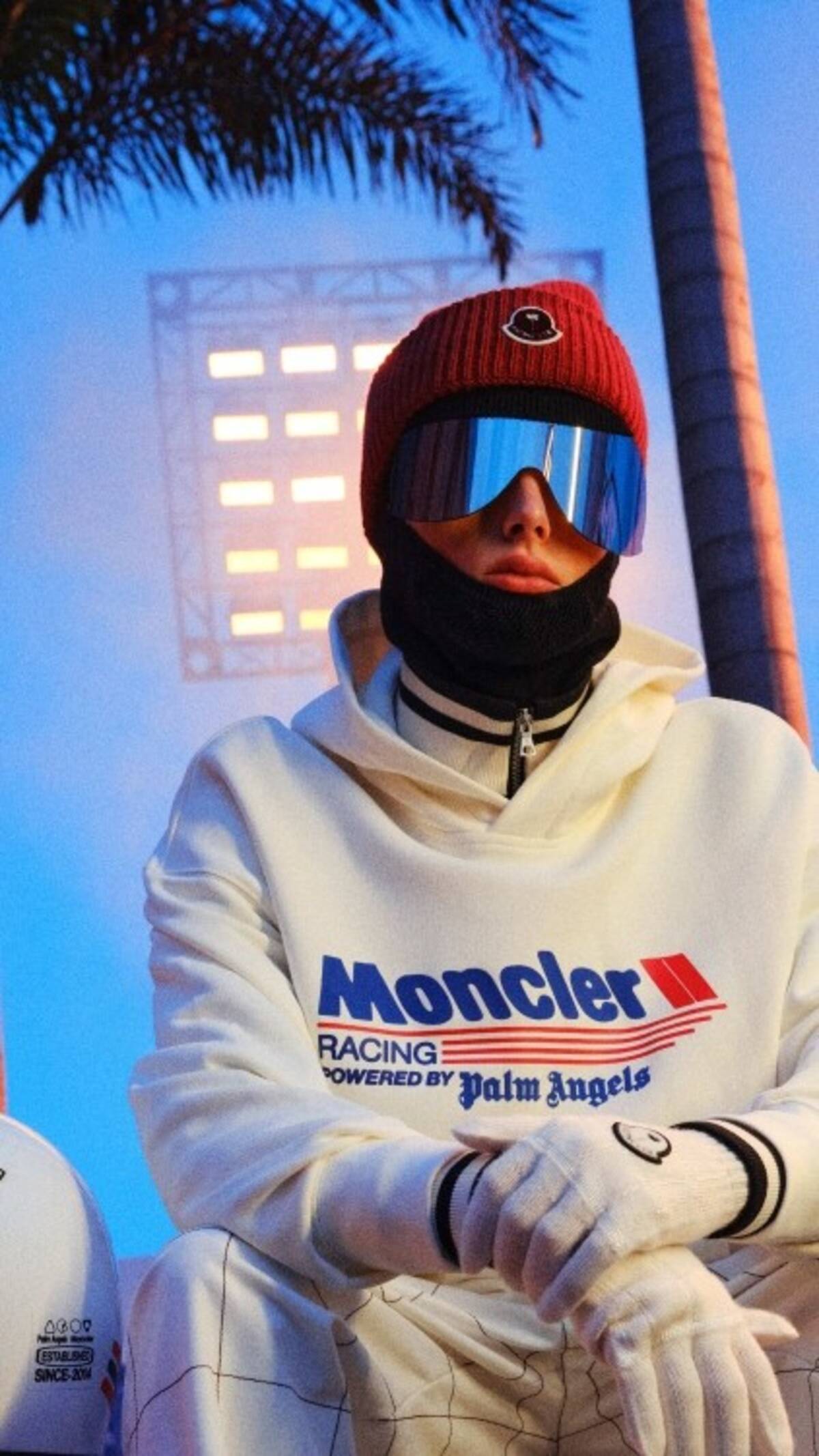 モンクレール × パーム・エンジェルス発売。レーシングから着想を得た 