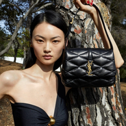 サンローランから上質なラムスキンを使用した新作キルティングバッグが登場