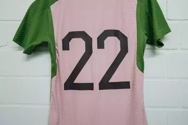 「アディダスがNIGO®デザインによる桜餅のような色合いのサッカー日本代表 スペシャルコレクションを発表」の画像