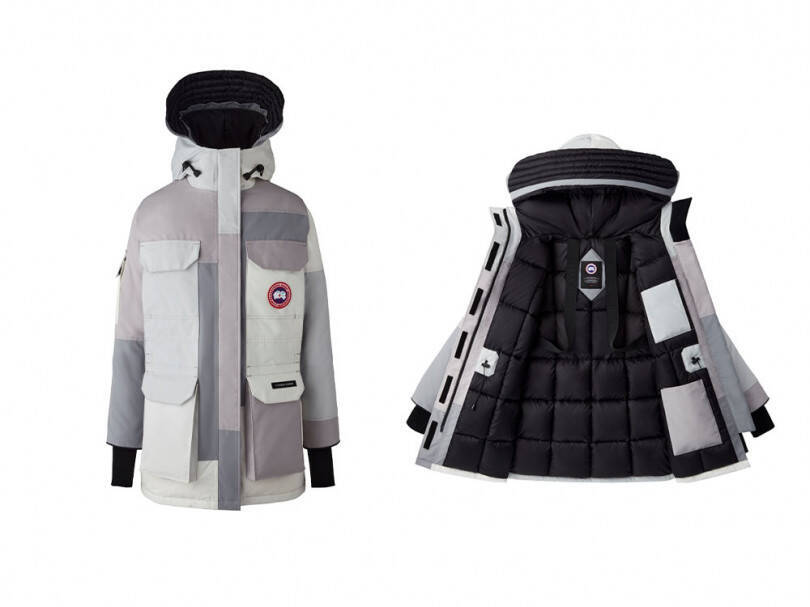 カナダグースから日本限定の「パッチワーク パーカ」が登場。余剰生地をアップサイクルしたパッチワークのようなデザイン