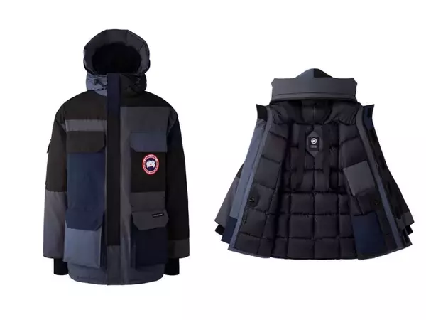 「カナダグースから日本限定の「パッチワーク パーカ」が登場。余剰生地をアップサイクルしたパッチワークのようなデザイン」の画像
