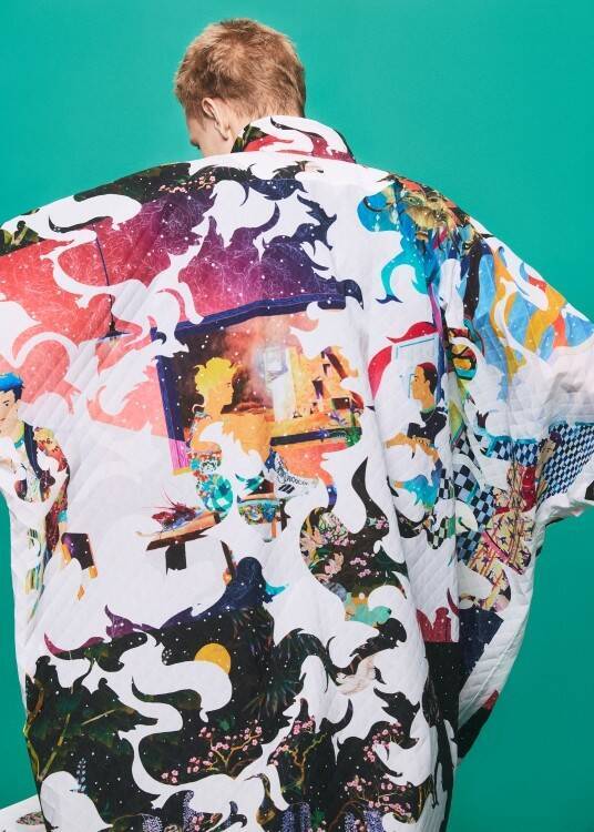 アートが服になるのでも、服がアートになるのでもない──A-POC ABLE ISSEY MIYAKE × 松山智一「TYPE-XII」が生んだ新しい表現の構造