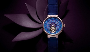 万華鏡から着想。ルイ・ヴィトンが日本限定のハイウォッチ 「タンブール ムーン フライング トゥールビヨン カレイドスコープ」を発表