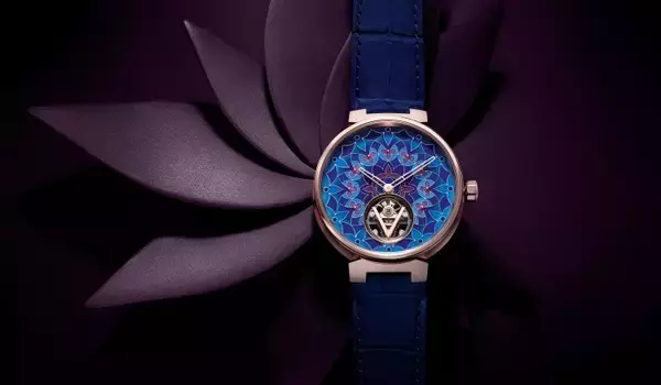 万華鏡から着想。ルイ・ヴィトンが日本限定のハイウォッチ 「タンブール ムーン フライング トゥールビヨン カレイドスコープ」を発表