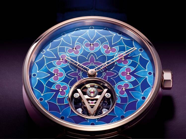 万華鏡から着想。ルイ・ヴィトンが日本限定のハイウォッチ 「タンブール ムーン フライング トゥールビヨン カレイドスコープ」を発表