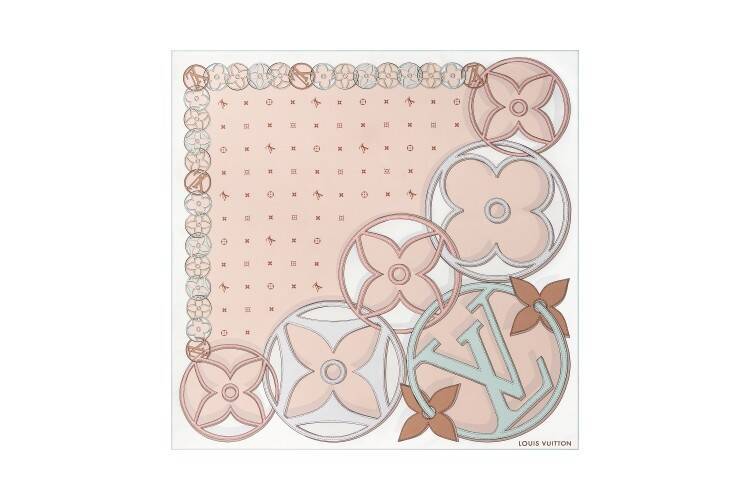 メゾンのアイコニックイラストやモチーフをクリエイティブにアレンジ! ルイ・ヴィトンから新作スクエアスカーフが登場