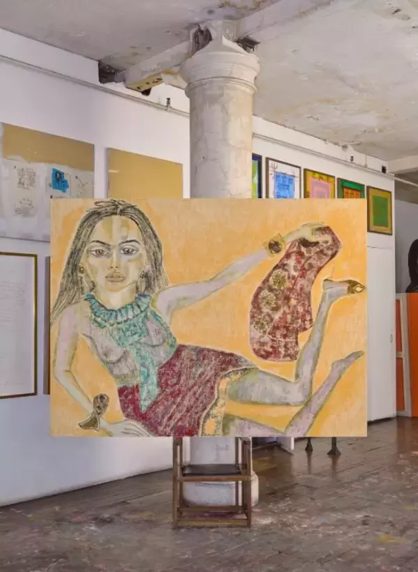 「サンローランが2025年夏のキャンペーンでイタリアを代表する現代アーティスト、フランチェスコ・クレメンテとタッグ」の画像