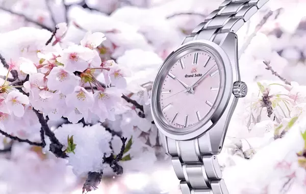 「春の情景「桜隠し」を表現した、グランドセイコー「44GS」55周年記念限定モデルが誕生」の画像