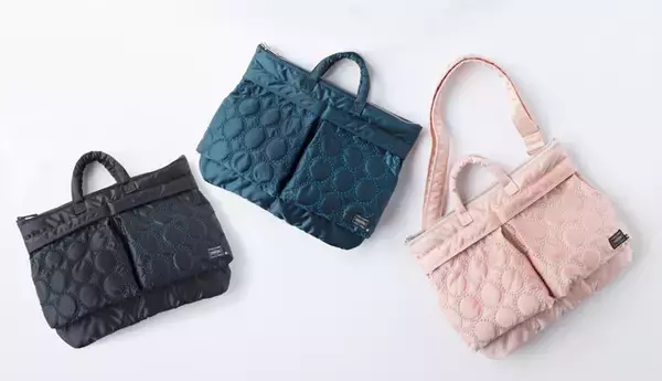 「ミナ ペルホネンとポーターのコラボバッグが再び! 人気のテキスタイル 「tambourine」に加え「シンフォニー」が初登場」の画像
