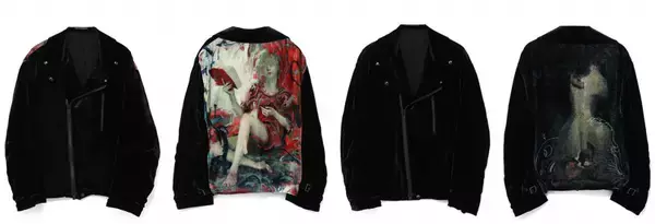 「Yohji Yamamoto HOMMEからビジュアルアーティスト「ジェームス・ジーン」とコラボした全12型のカプセルコレクションが登場」の画像