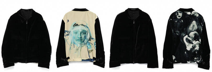 Yohji Yamamoto HOMMEからビジュアルアーティスト「ジェームス・ジーン」とコラボした全12型のカプセルコレクションが登場