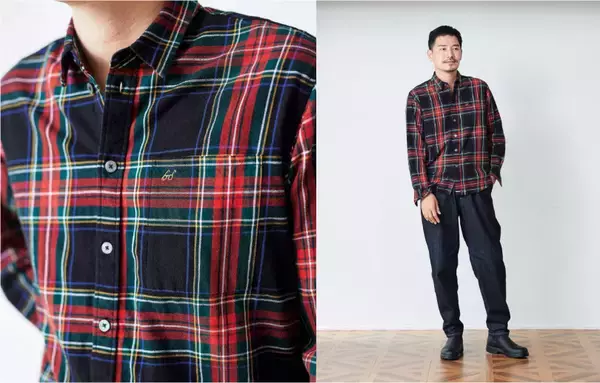 「bonpon夫妻とサニークラウズのコラボシリーズにチェックのワンピースやお出かけバッグが新登場」の画像