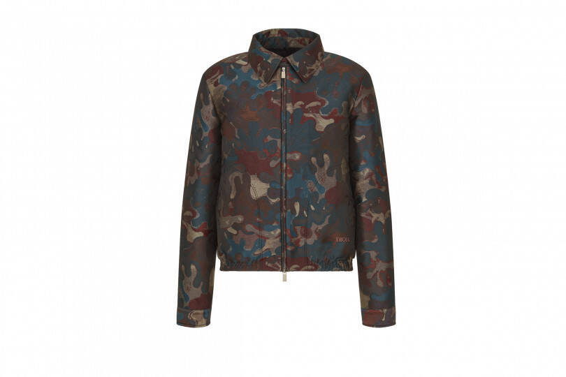 キム・ジョーンズがイギリス人アーティスト、ピーター・ドイグの作品を取り入れたカムフラージュ デザインのメンズワードローブ