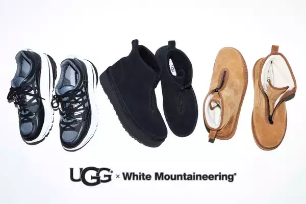 UGGとホワイトマウンテニアリングの2021秋冬コラボを発表。ブーツとスニーカーの2スタイルで構成