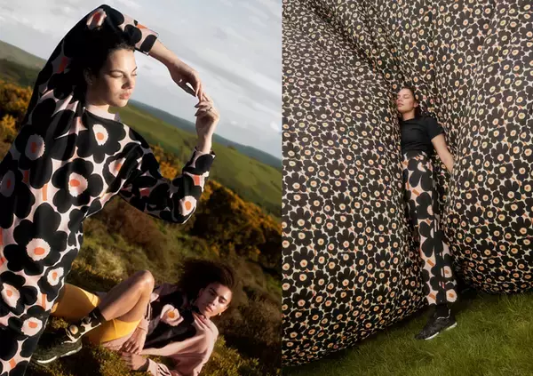 「アディダスとマリメッコのコラボレーションが第二章に突入。マリメッコの代表的なプリント「ウニッコ」を採用」の画像