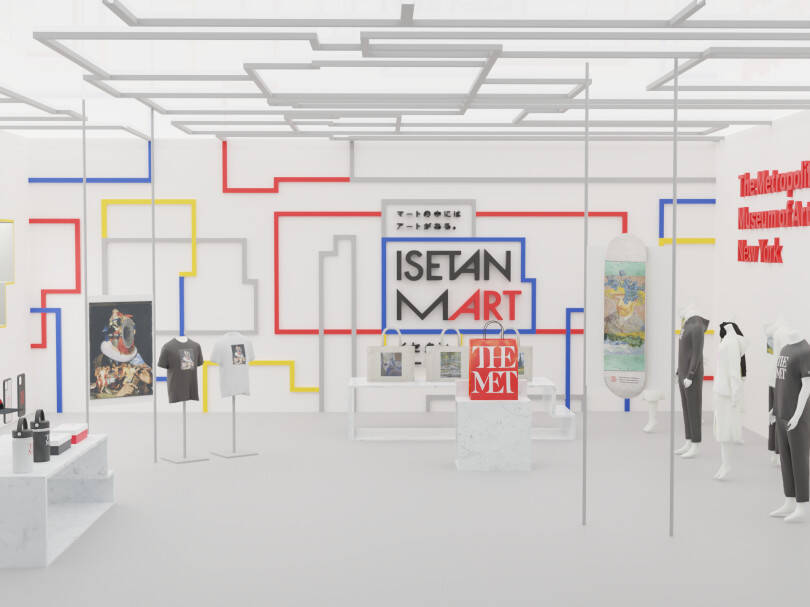 メトロポリタン美術館所蔵のアートや「THE MET」ロゴをモチーフとした限定アイテムがイセタンマートに登場