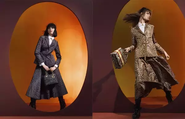 ディオール 秋冬 2021-2022 コレクションでマリア・グラツィア・キウリが描いた「ミッツァ」レオパードが再登場