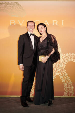 ブルガリのジュエリーを纏った女優 小雪が京都で開催されたブルガリのイベントに登場