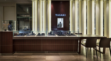 タサキが銀座三越に新店舗オープン、TASAKI by MHTの新作ジュエリーを先行発売