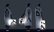 イッセイ ミヤケ、田中一光の作品をモチーフにした「IKKO TANAKA ISSEY MIYAKE」の2回目となるコレクションを発表