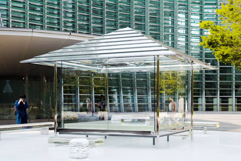 吉岡徳仁 ガラスの茶室 光庵 が東京へ 国立新美術館で21年まで特別展示 19年4月5日 エキサイトニュース