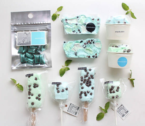 チョコミント好き必見 キャンディショップのパパブブレからキャンディやマシュマロを発売 19年5月15日 エキサイトニュース