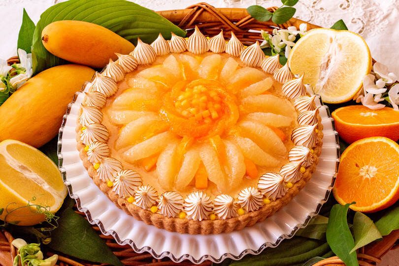 キル フェ ボンから3種の柑橘のタルトが登場! シュワっとした炭酸飲料と相性抜群の味わい