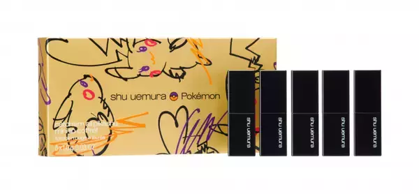 「シュウ ウエムラ、ポケモンとコラボの2019ホリデーコレクション! 限定12色アイパレットやリップが登場」の画像