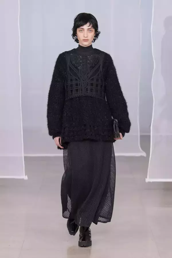 「【ルック】Mame Kurogouchi 2020-21秋冬コレクション」の画像