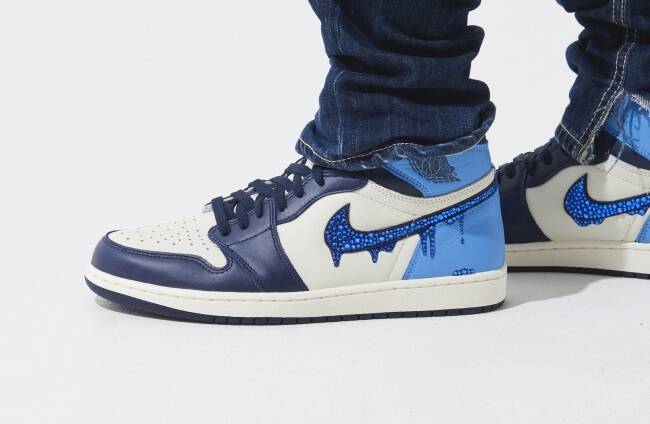 スチュリートからジョーダン1をベースにしたカスタムモデルを発売