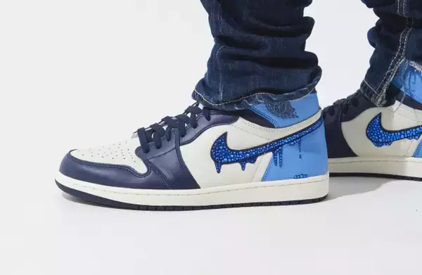 「スチュリートからジョーダン1をベースにしたカスタムモデルを発売」の画像