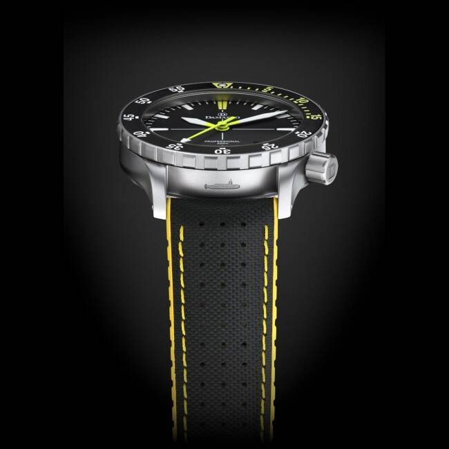 ドイツ時計メーカーDAMASKO(ダマスコ）が高耐磁ダイバーウォッチ「ダイバー300M」のブラックイエローモデルを販売