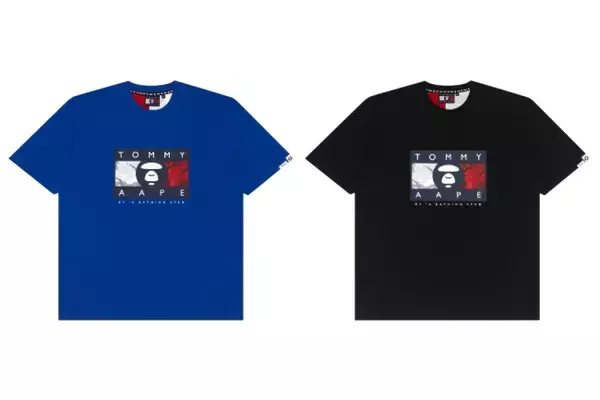 「AAPE BY *A BATHING APE®とTommy Jeansによる初のコラボレーションアイテムが発売決定」の画像