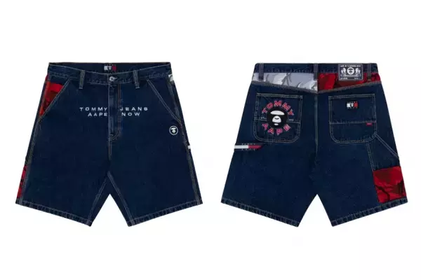 「AAPE BY *A BATHING APE®とTommy Jeansによる初のコラボレーションアイテムが発売決定」の画像