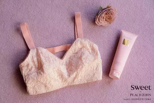 「雑誌「sweet」8月号とPEACH JOHNがコラボ! 田中みな実が魅せるPEACH JOHNの人気ブラを公開」の画像