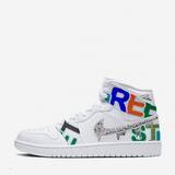 「マルチカラーを主体としたカスタムモデル「AJ1 MID SCRAMBLE」にクリスタルをあしらった新モデルが登場」の画像3