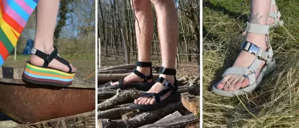 「Teva × OPENING CEREMONYコラボレーション第4弾! マルチストライプのプラットフォームサンダル発売」の画像