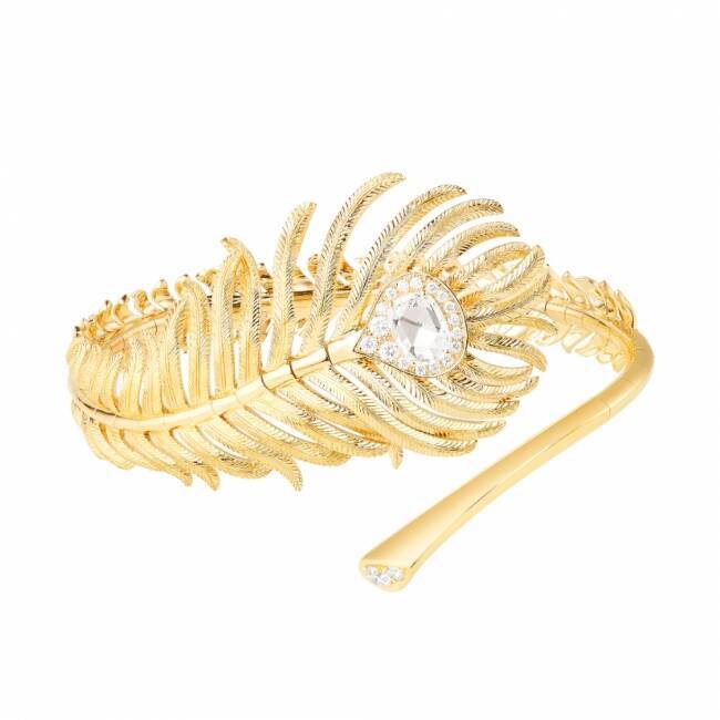 ブシュロンがクジャクの羽根を表現した「プリュム ドゥ パオン」コレクションより新作ジュエリー4点を発売