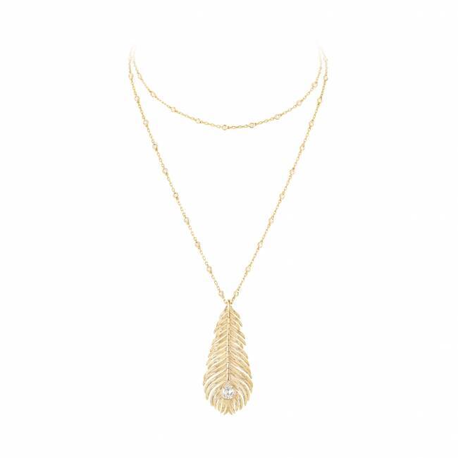 ブシュロンがクジャクの羽根を表現した「プリュム ドゥ パオン」コレクションより新作ジュエリー4点を発売