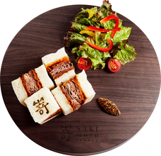 高級食パン専門店・嵜本×焼肉 㐂舌、和牛を使った贅沢サンドイッチが登場!